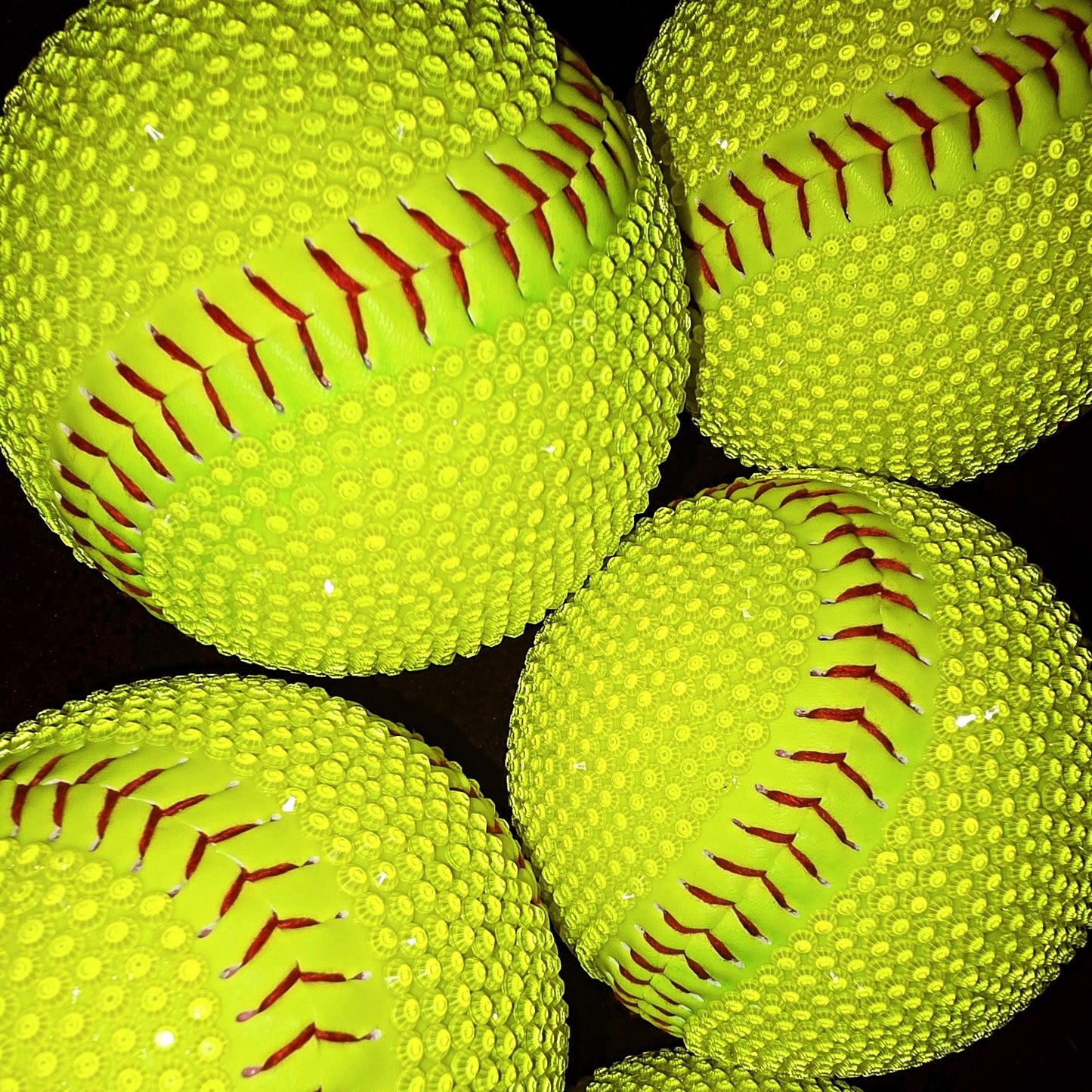 Bling'd Softball – Rhinestone Glam Edition