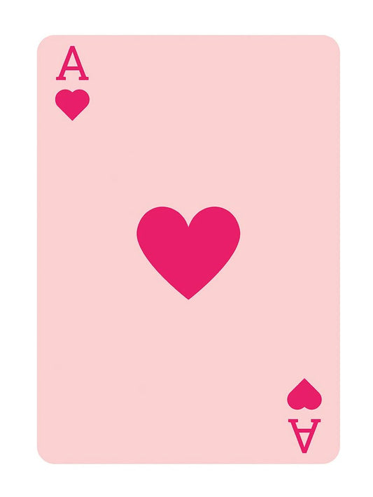 Ace of Hearts Bling Kit – Minimalist Love Card DIY Rhinestone Kit